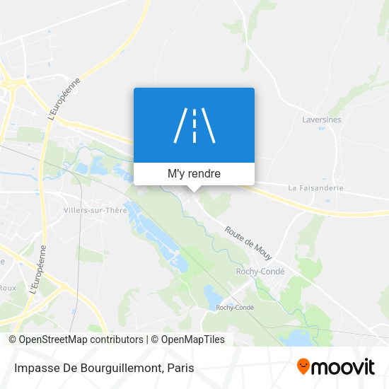 Impasse De Bourguillemont plan