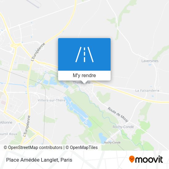 Place Amédée Langlet plan