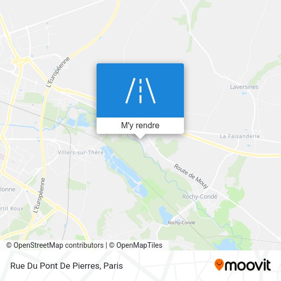 Rue Du Pont De Pierres plan