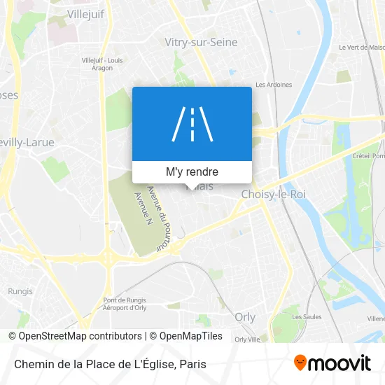 Chemin de la Place de L'Église plan