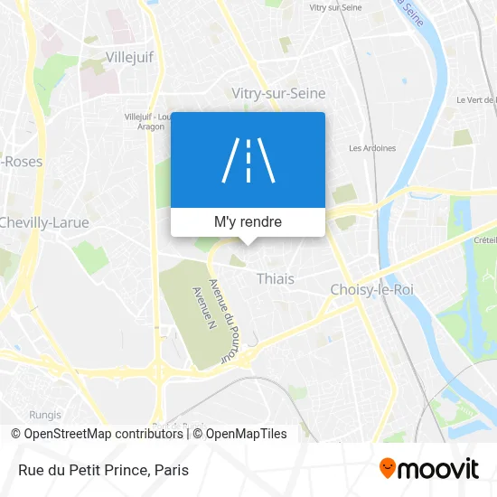 Rue du Petit Prince plan