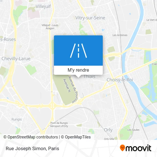 Rue Joseph Simon plan