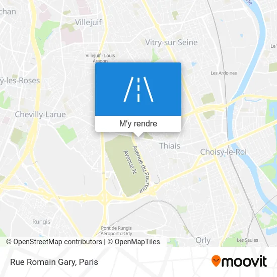 Rue Romain Gary plan