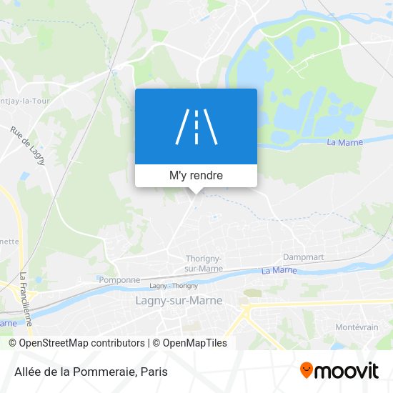 Allée de la Pommeraie plan