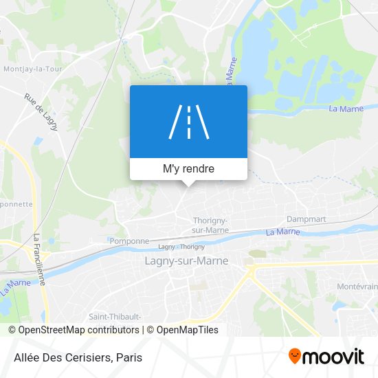 Allée Des Cerisiers plan