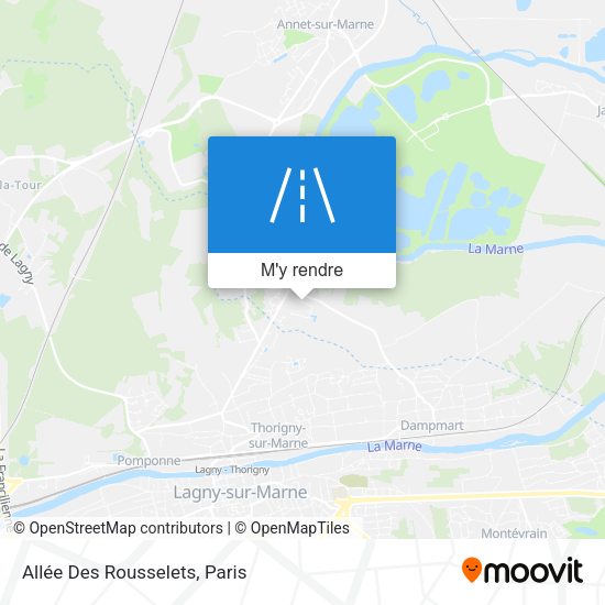 Allée Des Rousselets plan