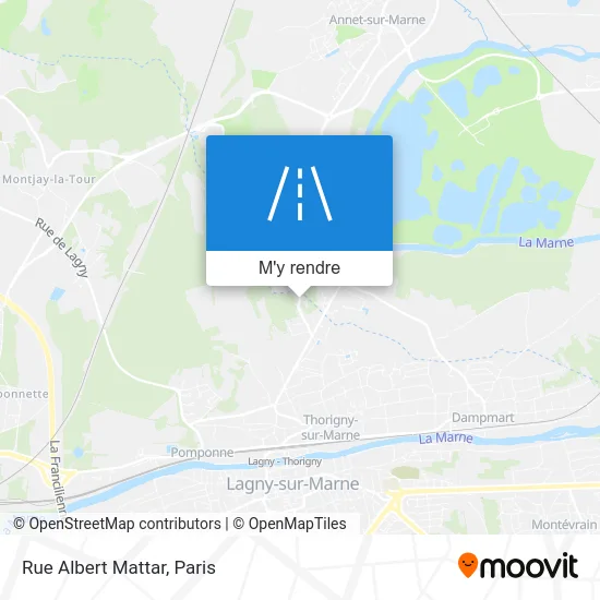 Rue Albert Mattar plan