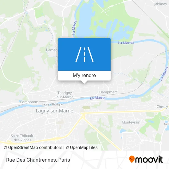 Rue Des Chantrennes plan