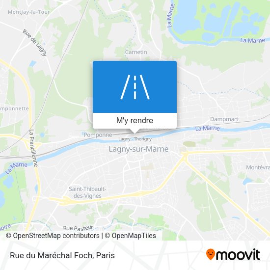 Rue du Maréchal Foch plan