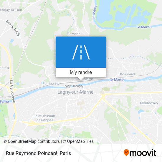 Rue Raymond Poincaré plan