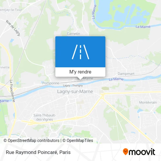 Rue Raymond Poincaré plan