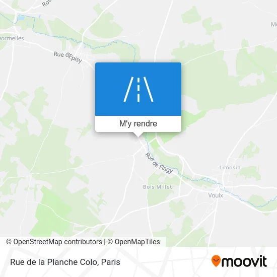 Rue de la Planche Colo plan