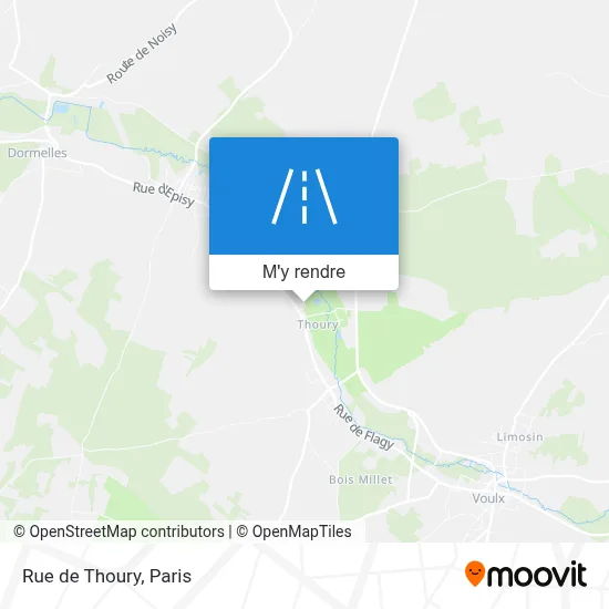 Rue de Thoury plan