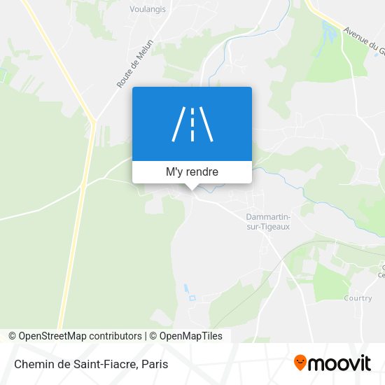 Chemin de Saint-Fiacre plan