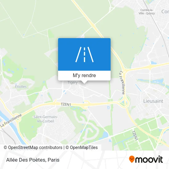 Allée Des Poètes plan
