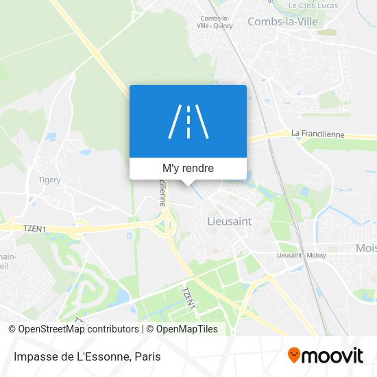 Impasse de L'Essonne plan