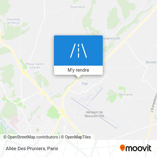 Allée Des Pruniers plan
