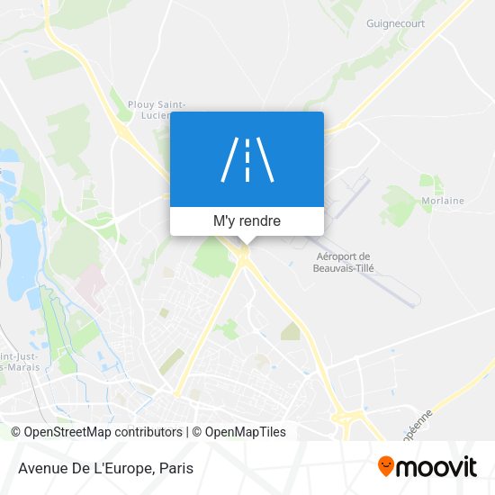 Avenue De L'Europe plan