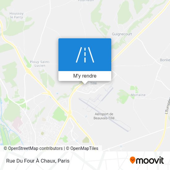 Rue Du Four À Chaux plan