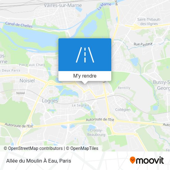 Allée du Moulin À Eau plan