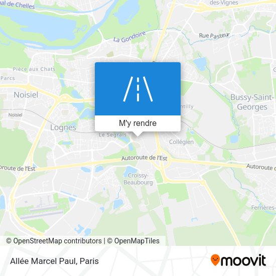 Allée Marcel Paul plan
