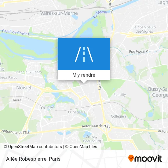 Allée Robespierre plan