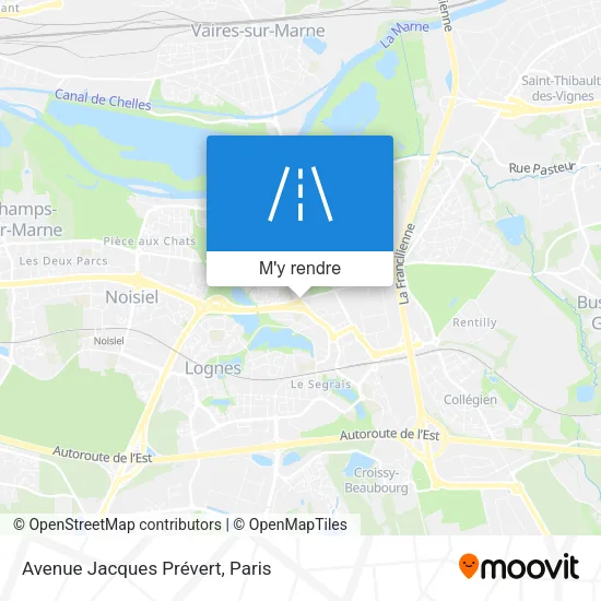 Avenue Jacques Prévert plan