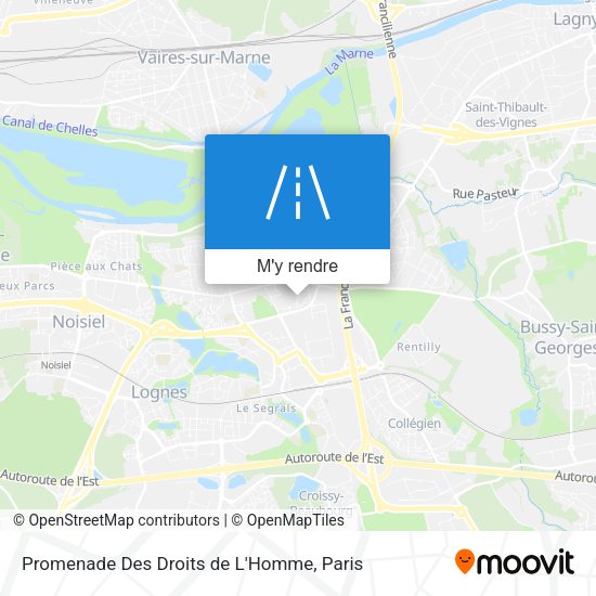 Promenade Des Droits de L'Homme plan