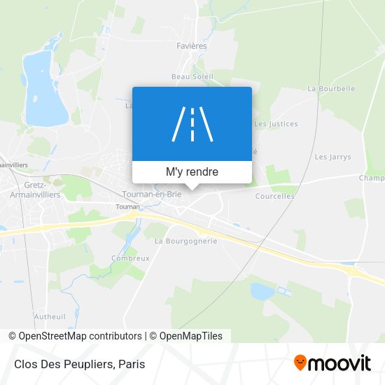 Clos Des Peupliers plan