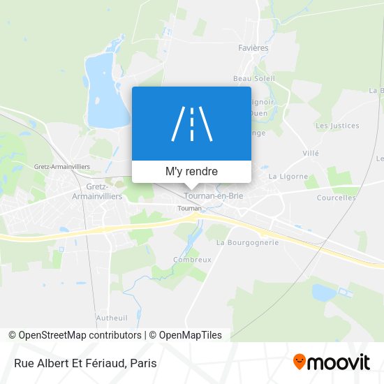 Rue Albert Et Fériaud plan