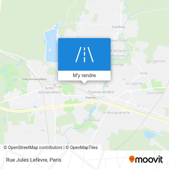 Rue Jules Lefèvre plan
