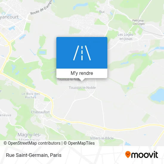 Rue Saint-Germain plan