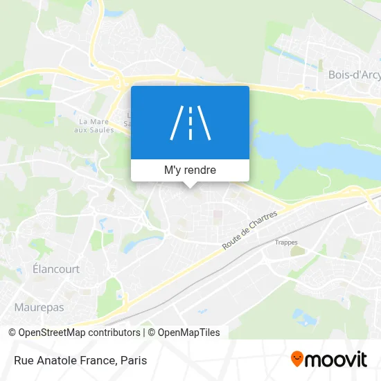 Rue Anatole France plan