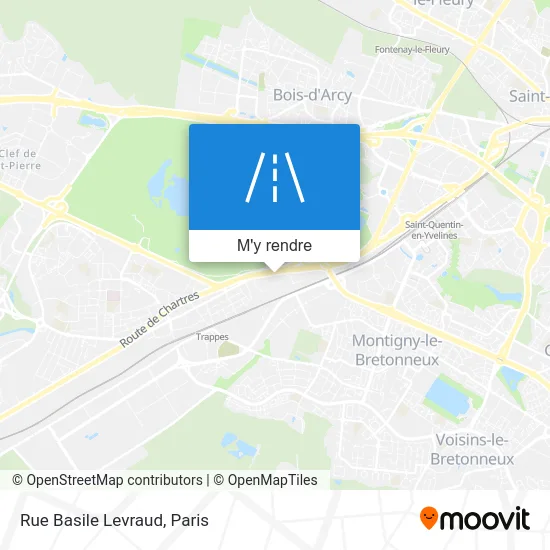 Rue Basile Levraud plan