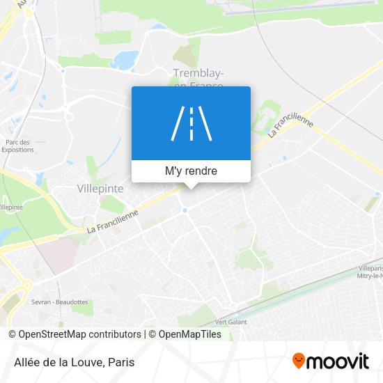 Allée de la Louve plan