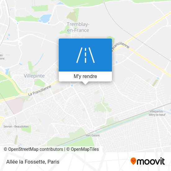 Allée la Fossette plan