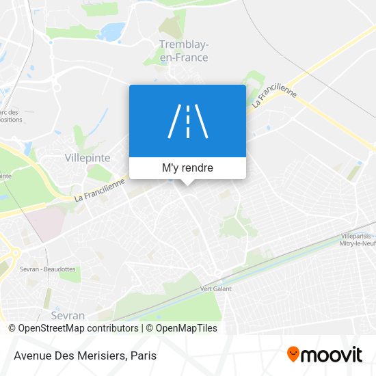 Avenue Des Merisiers plan