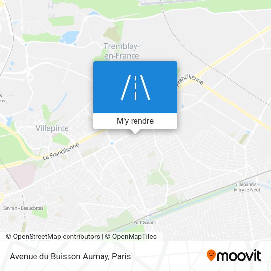 Avenue du Buisson Aumay plan