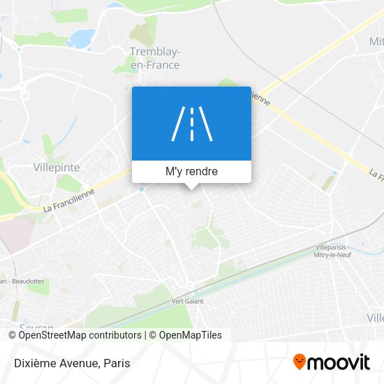 Dixième Avenue plan