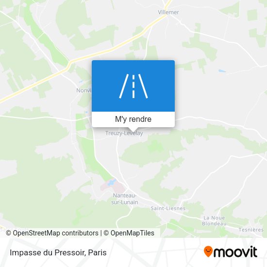 Impasse du Pressoir plan
