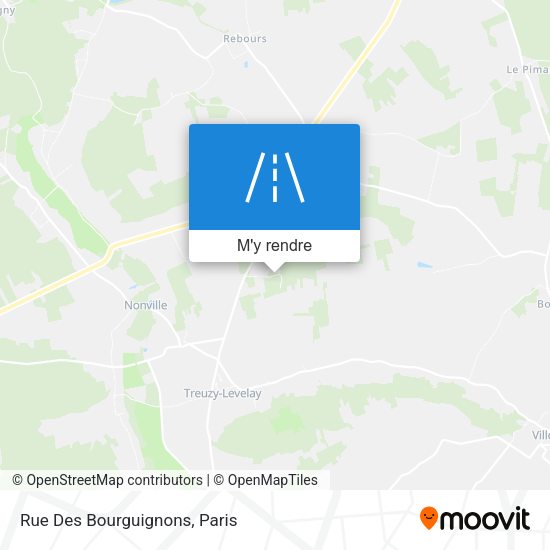 Rue Des Bourguignons plan