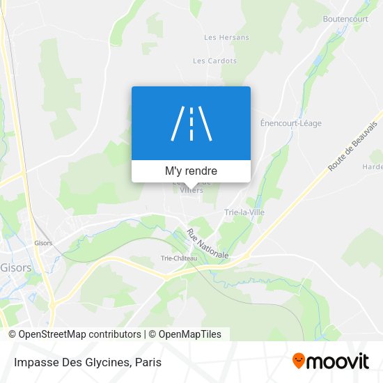 Impasse Des Glycines plan