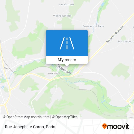 Rue Joseph Le Caron plan