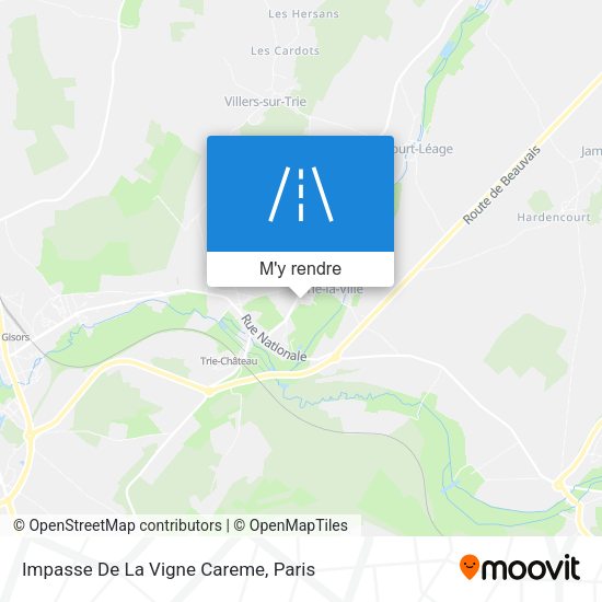 Impasse De La Vigne Careme plan