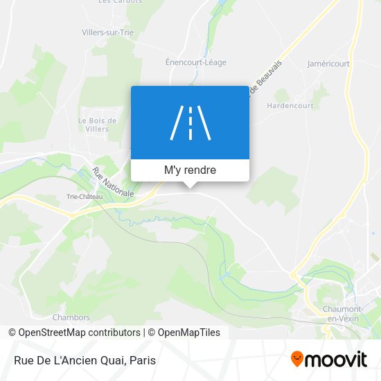 Rue De L'Ancien Quai plan