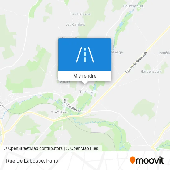Rue De Labosse plan