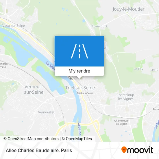 Allée Charles Baudelaire plan