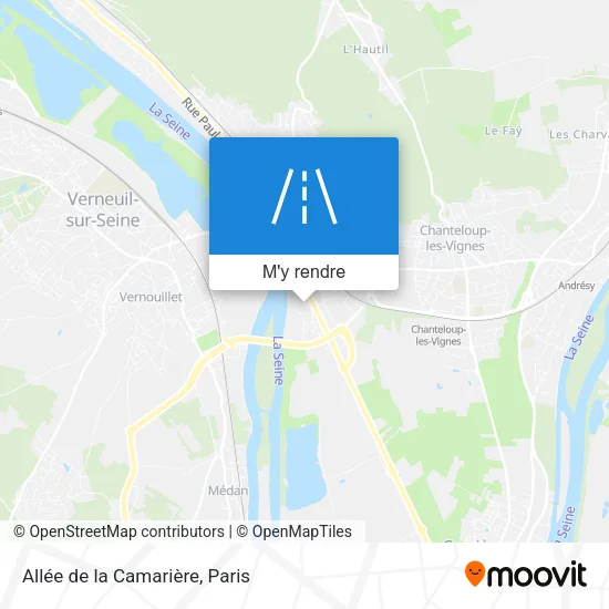 Allée de la Camarière plan