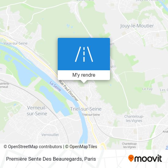 Première Sente Des Beauregards plan