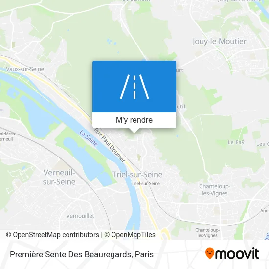 Première Sente Des Beauregards plan